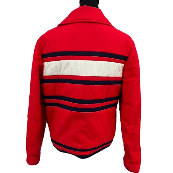 Vintage 1970s Jean Claude Killy‎ Red Striped Ski Snowboard Jacket Sz 40 - Picture 5 of 8